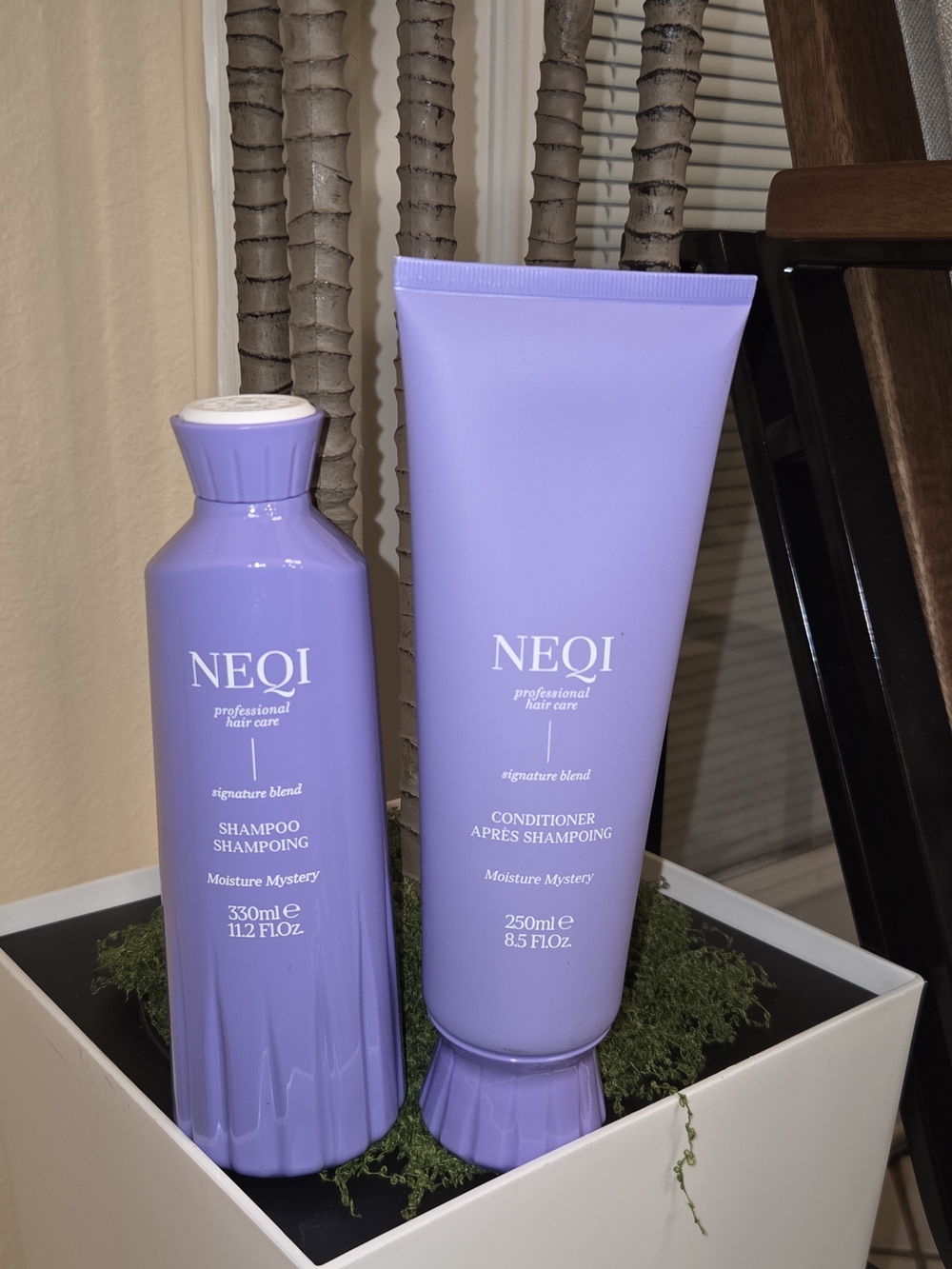 NEQI Moisture Mystery Shampoo 330mL & Conditioner 250mL Set – New